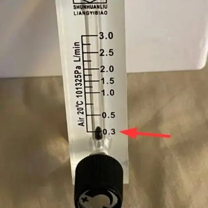 LZQ-6 3 /5/10/20 L/Min Air Oxygen Gas Flow Meter Sensor Flowmeter Caudalimetro Counter Indicator O2 Oxigen Gas Meter