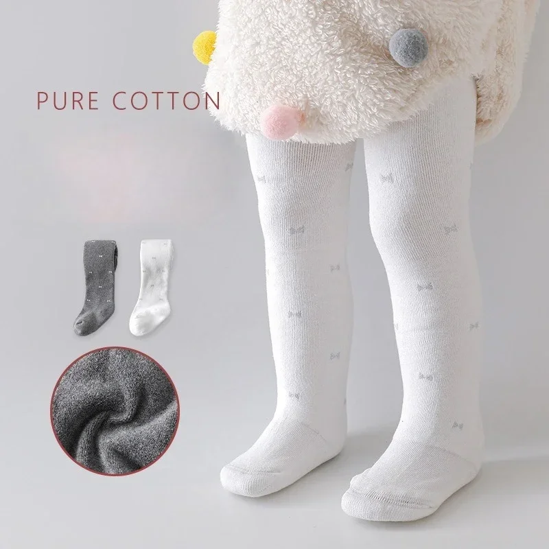 Girls' Fleece-Lined Thermal Leggings – Thick & Soft Winter Tights for Toddlers & Kids Autumn & Winter Outfits