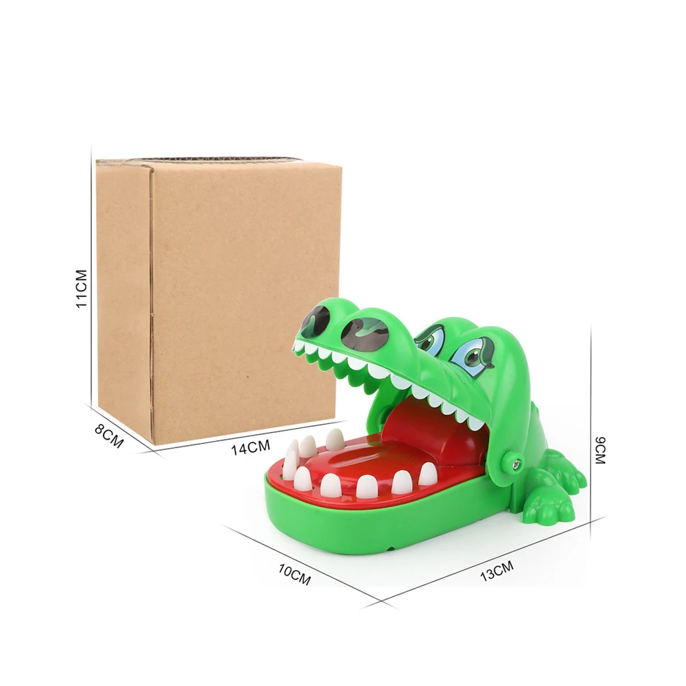 1Pc Children\'s toys crocodile by teeth biting finger toys educational training toys Parent-child interaction toys ﻿