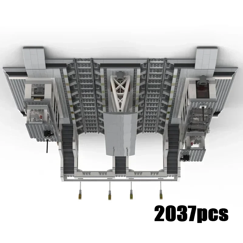 

Large Train Station City Technology Modular Blocks Street View Model Moc Building Bricks Gifts Christmas Toys DIY Sets Assembly