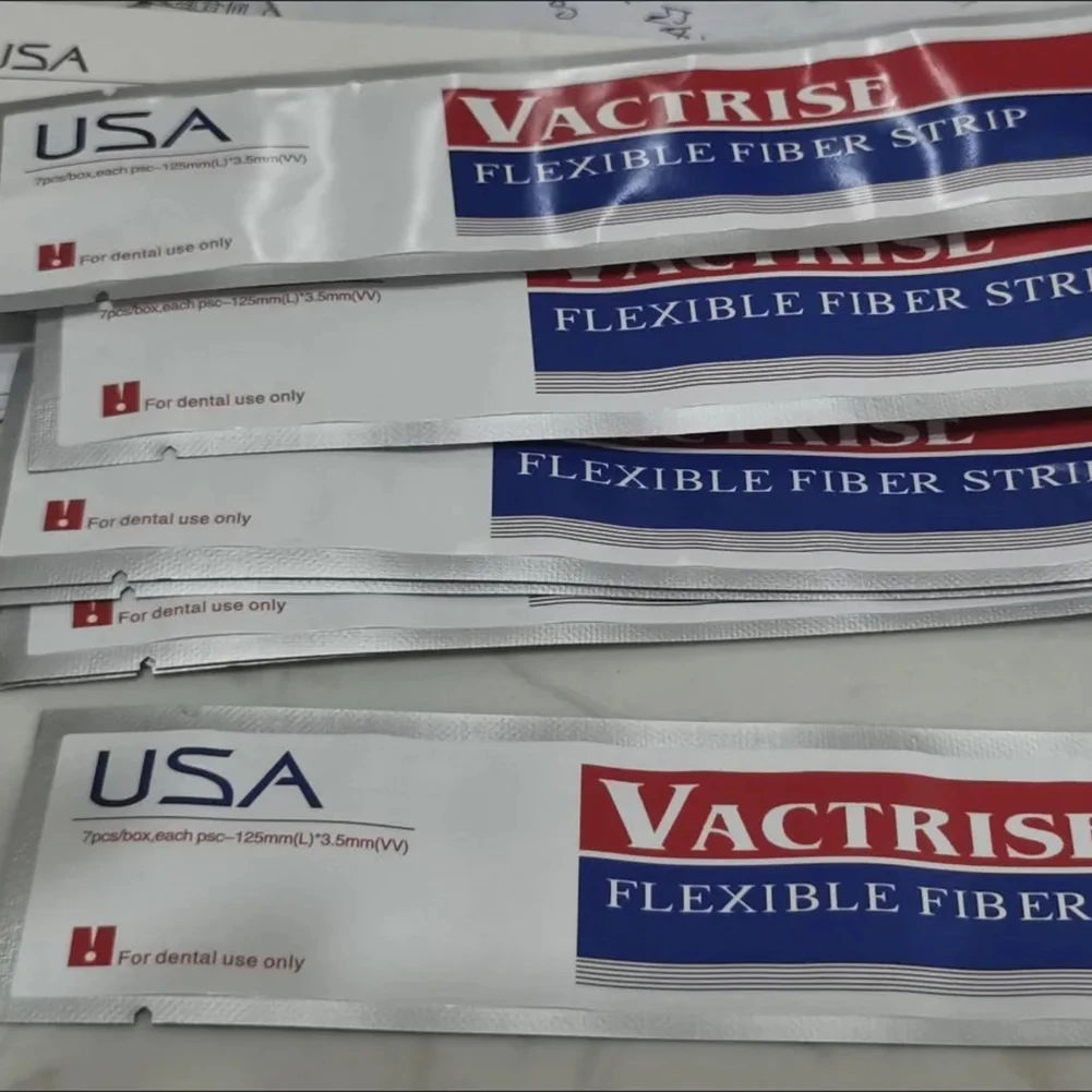 1/2 Box High Grade Dental Flexible Fiber Strips USA Vactrise Light Cure Glass Fiber Band Dentistry Orthodontic Teeth Fixation - Image 5