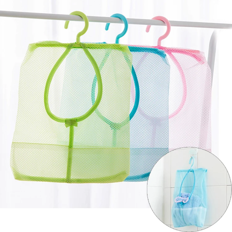 Bathroom Baby Toy Bag Multifunctional Hanging Kitchen Bathroom Storage Mesh Bag Kids Bath Toy Storage Bag Toy Basket