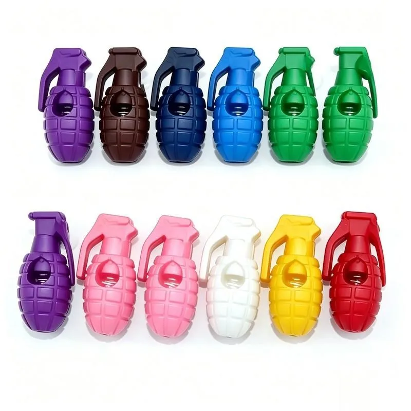62 pcs Drawstring Lock Clips, Hoodie Cord Stops, Spring Toggle Mechanism, Random Color Assortment, Multipurpose