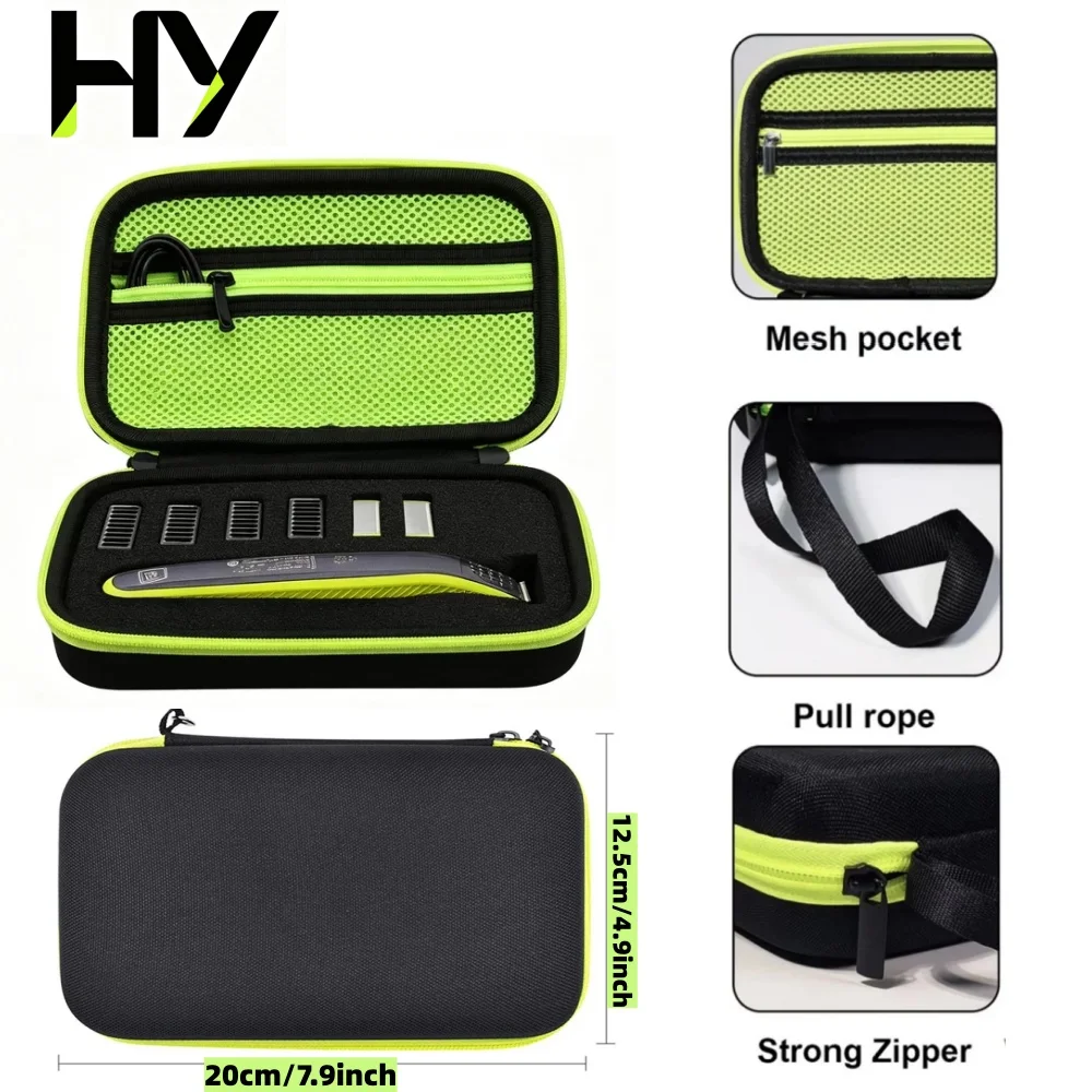 Electric Shaver Razor Box for Philips OneBlade QP2520 90/70 EVA Hard Case Trimmer Storage Bag Travel Carry Protective Bag
