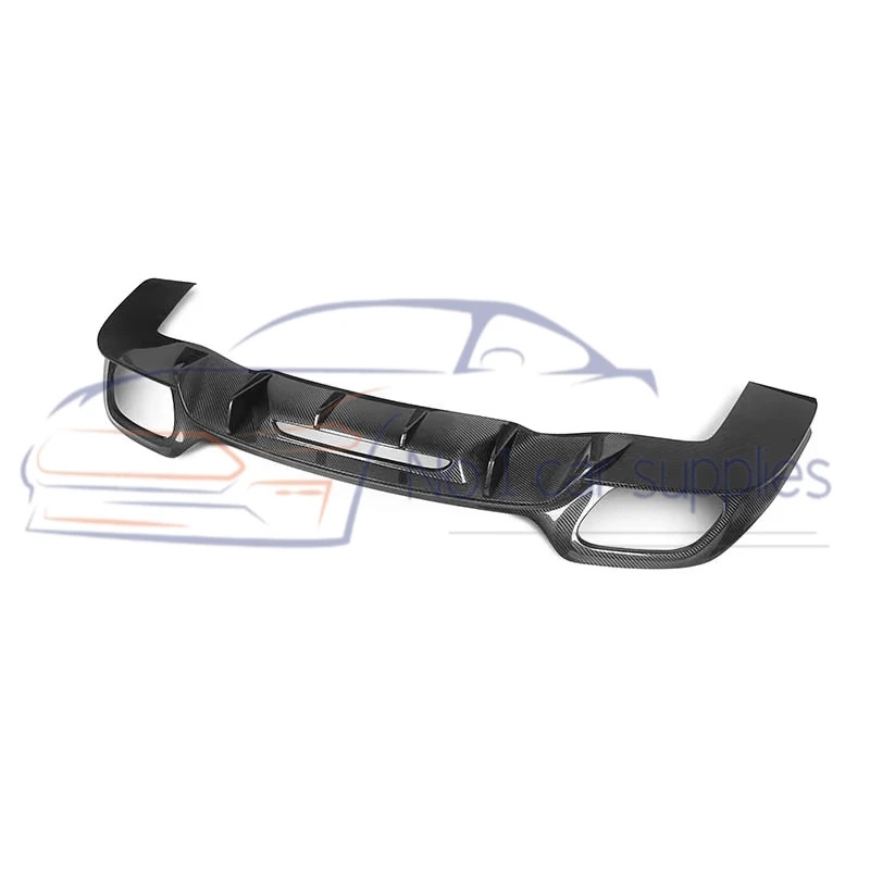 

High Quality Carbon Fiber Material Body Kit Rear Bumper Lip Diffuser Spoiler Splitter For Mercedes Benz AMG GT GTS C190 Ver2