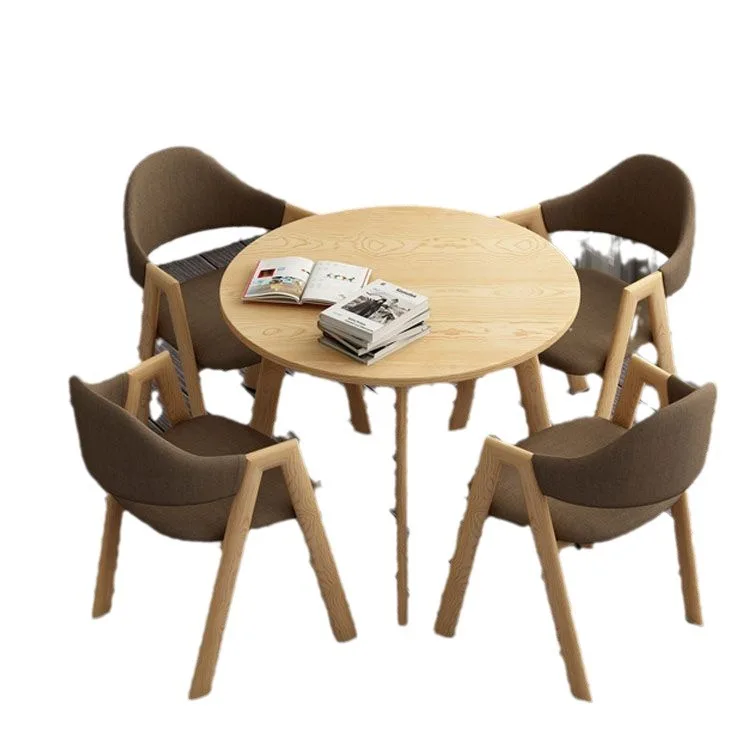 Nordic Leisure Simple Negotiation Table And Chair Office Reception Table Meeting Guest Cafe Milk Tea Shop Dining Table And Chair