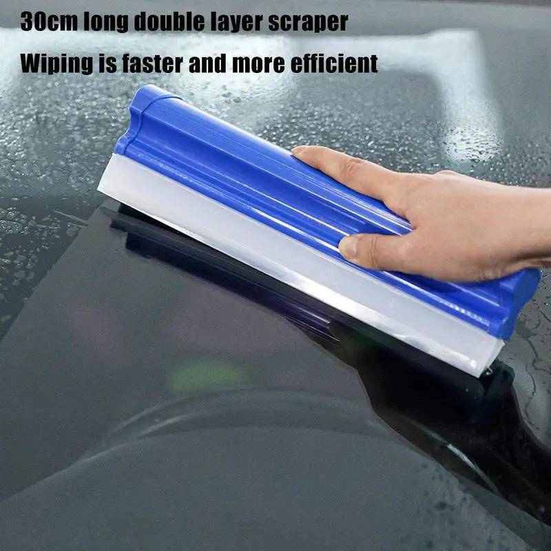 Window Scraper For Car Glasses Cleaner Tool Multipurpose Windshield Squeegee Windshield Cleaning Tool Ergonomic Silicone