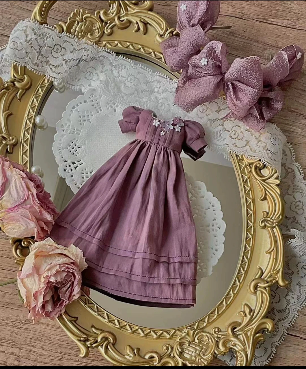 Blyth Clothes Set papillon viola Abbigliamento per bambola (adatto per bambola Blythe Pullip, ICY, Lati, JerryB, OB24, BJD, Dal)