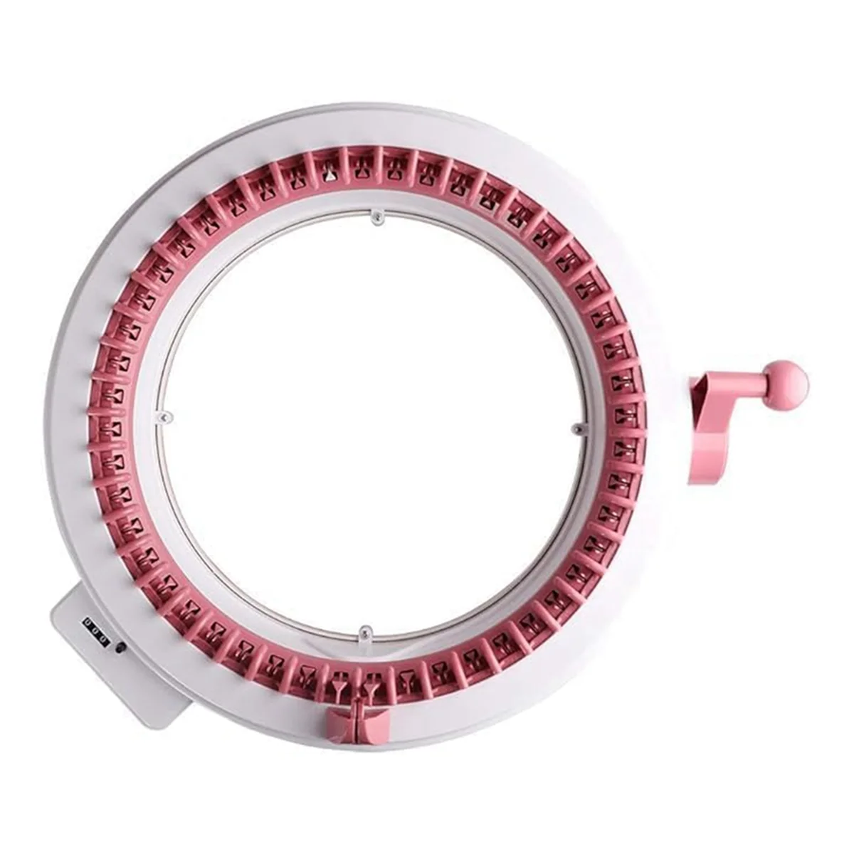 New 2Pcs Top Ring Replacement for 48 Needle Knitting Machine Accessories Pink Needle Sleeve Circle