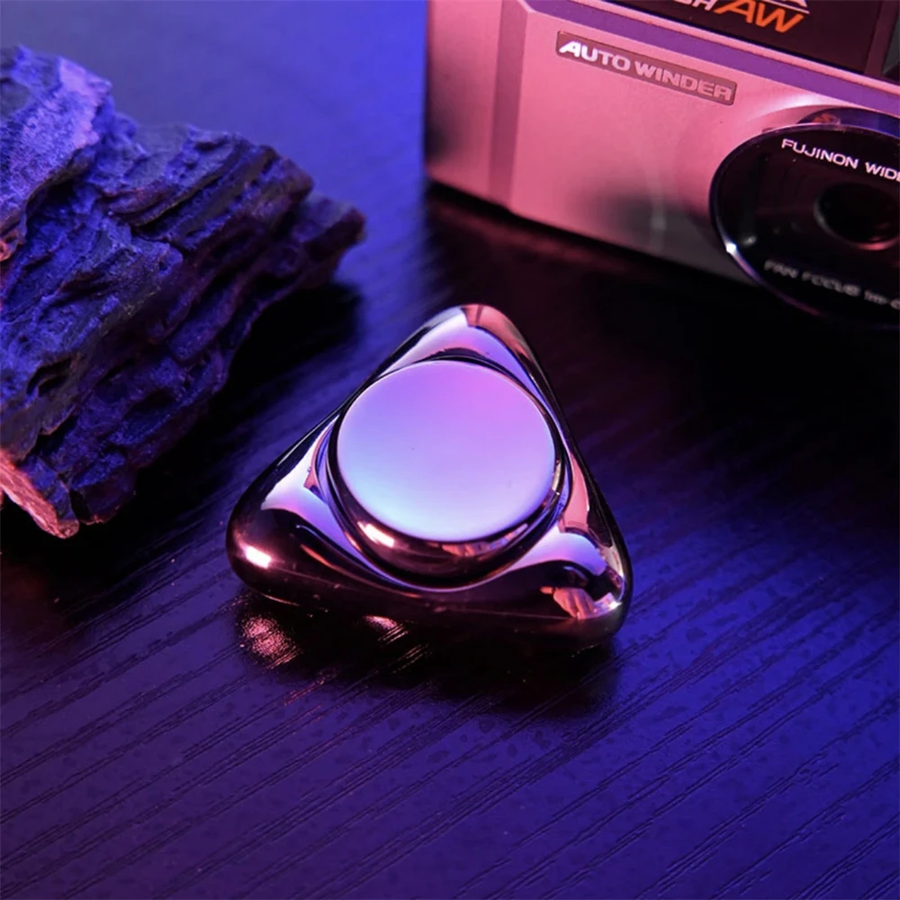 UFO Rvs Fidget Spinner EDC Speelgoed Anti Stress Hand Spinner Fidget Slider ADHD Angst Relief Zintuiglijke Speelgoed