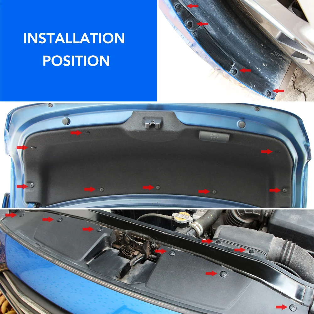 Auto Fastener Car Bumper Clips Retaine for Hyundai Santa Fe TM 2019 I30 2018 Solaris Azera Elantra Grandeur
