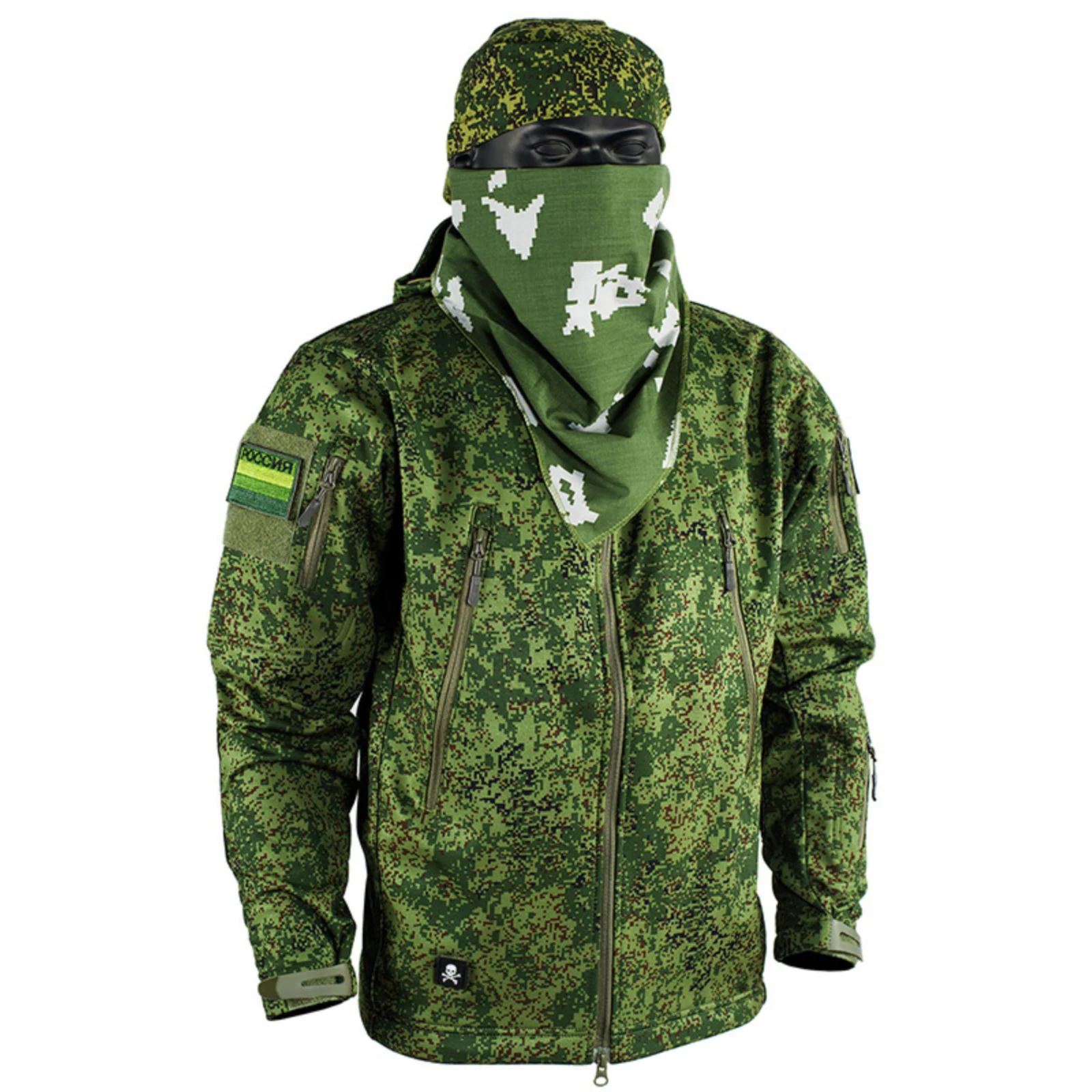 Tactical Outdoor Spring And Autumn EMR Camouflage Waterproof Outdoor Sports Clothing Soft Shell Training Clothing