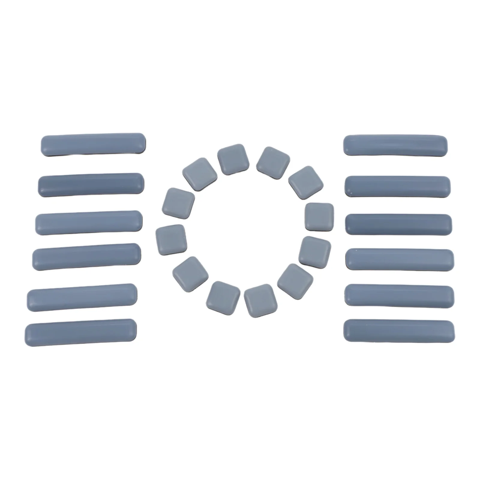PTFE Gliders Furniture Gliders Home And Office Use 16 X 75 Mm Easy Installation Furniture Pads Renovation Supplies