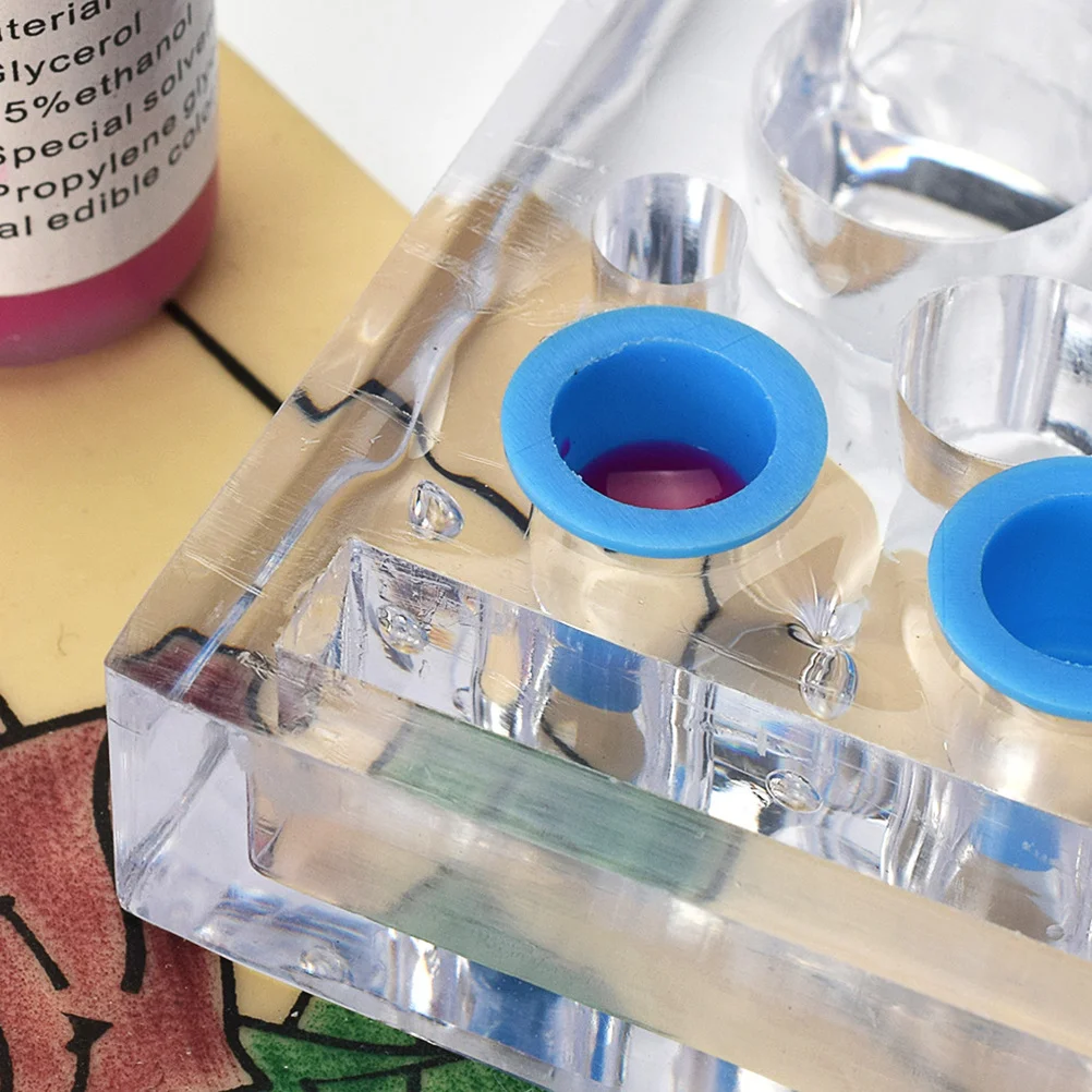 

500Pcs Pigment Cups Clear Disposable Ink Caps for Eyelash Makeup Eyebrow Tattooing Supplies Kit Pigment Cups Supplies