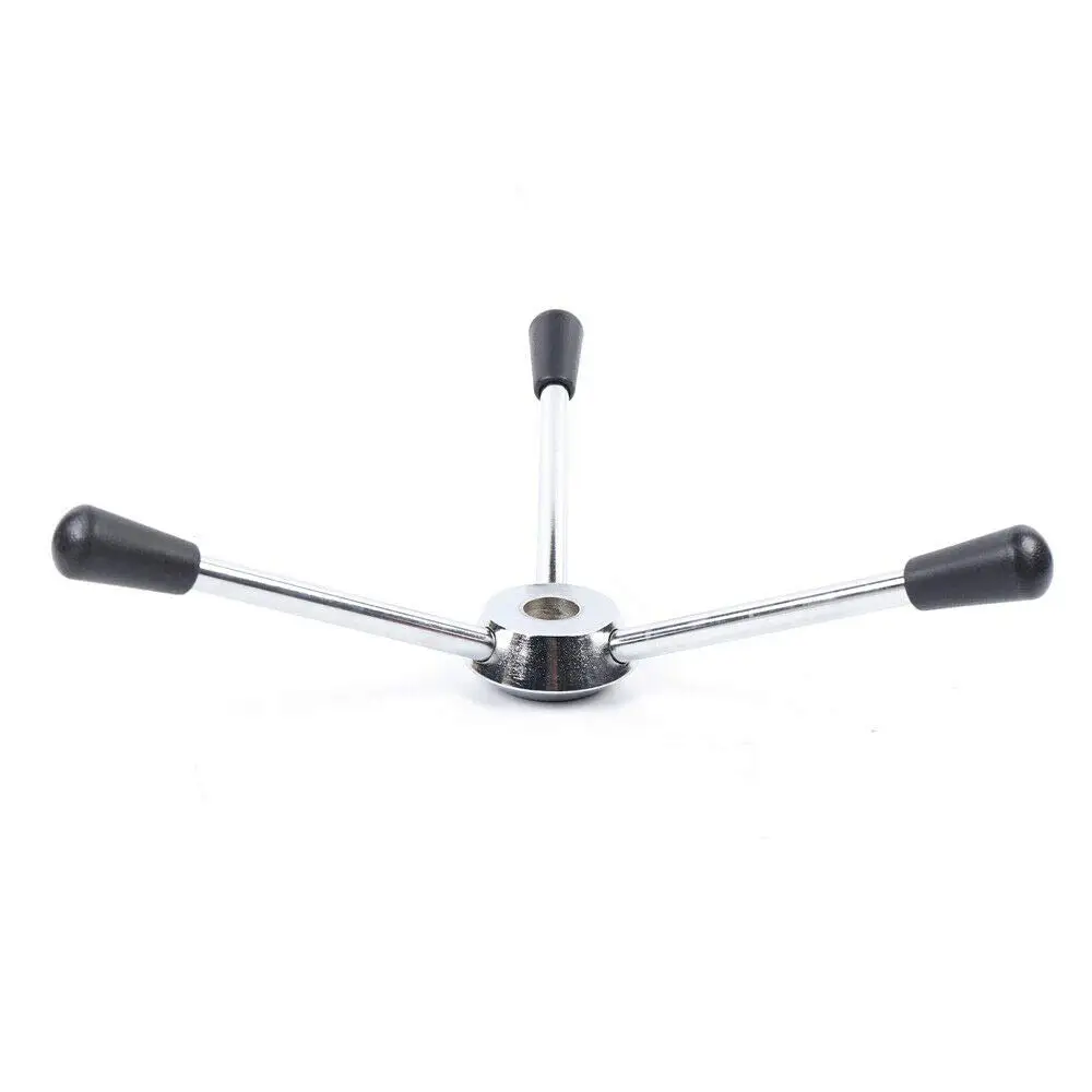 أجزاء آلات ضغط الحفر عجلة محور التغذية ومجموعة شريط المقبض 195 مم