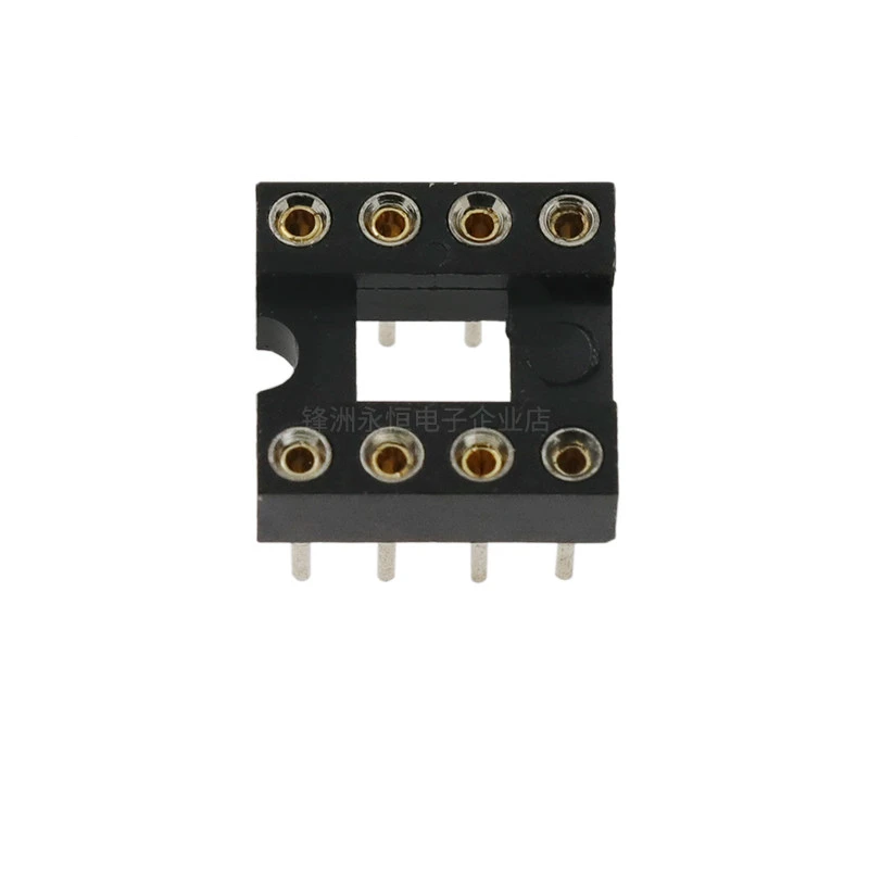 Conector de enchufe IC de agujero redondo, enchufe de circuito integrado DIP8 DIP14 DIP16 DIP18 DIP20 DIP28 DIP40, 10 Uds.