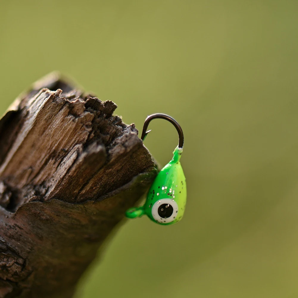 30pcs Ice Fishing Lure Set with High Carbon Steel Hooks and Glowing Bodies for Winter Anglers Pursuing Multiple Species