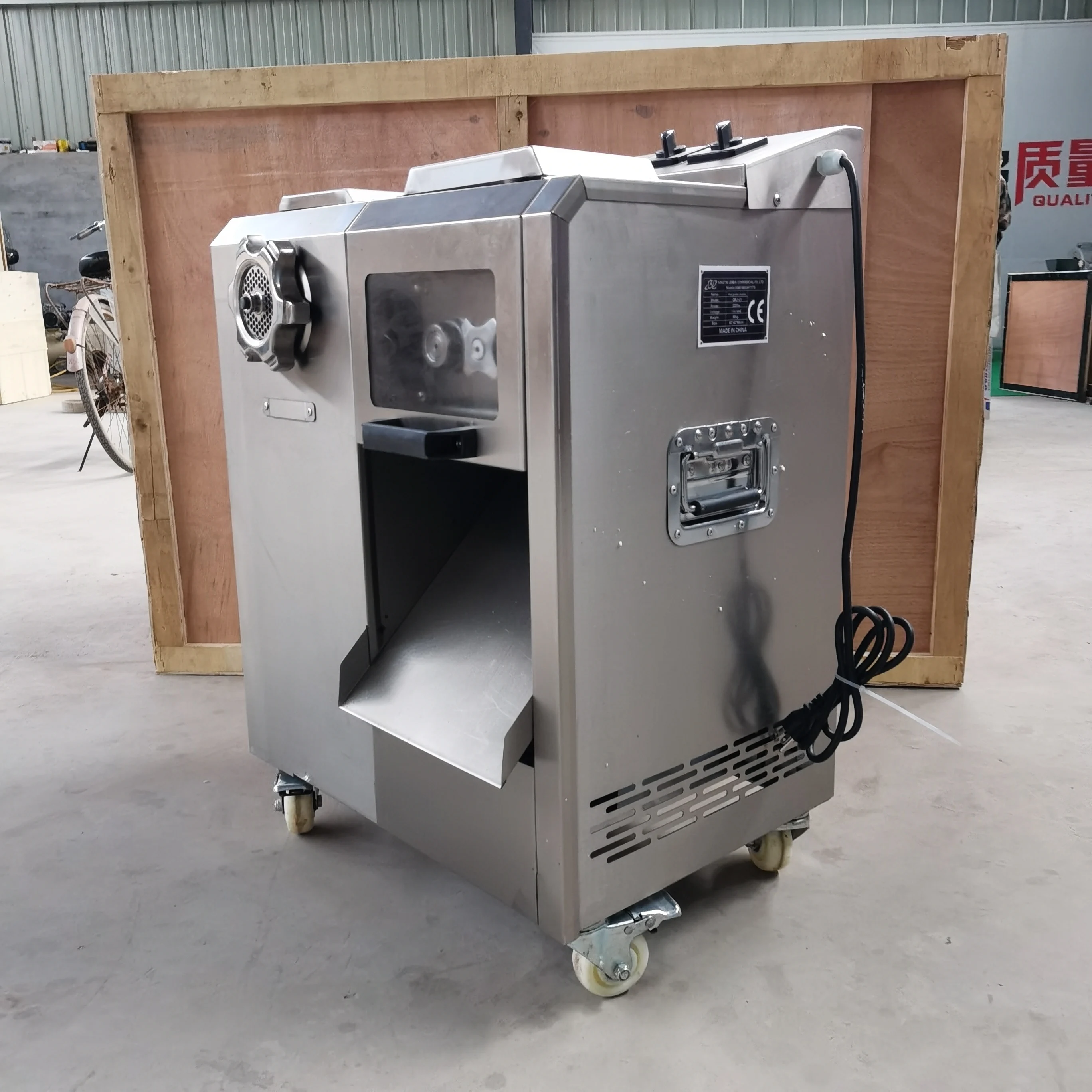 

Commercial Meat Cutter Machine Electric Fresh Meat Cube Dicer Sliced Meat Slicer Shredding And Dicing Machine