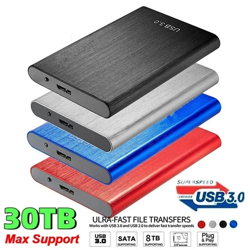 For xiaomi High-Speed External 2TB 4TB 8TB Hard Drive USB3.0 SSD 12TB 16TB Hard Disk Storage Devices for Desktop Laptop