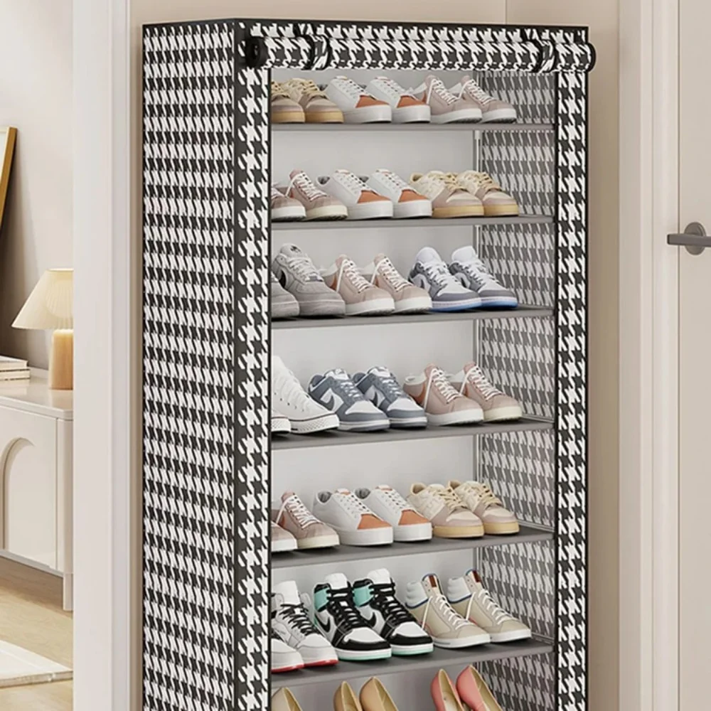 Multi Layer Shoe Cabinet Dust-proof Cloth Storage Rack Simple Storage Shoe Rack Non-woven Fabric Household Economical Shoe Rack