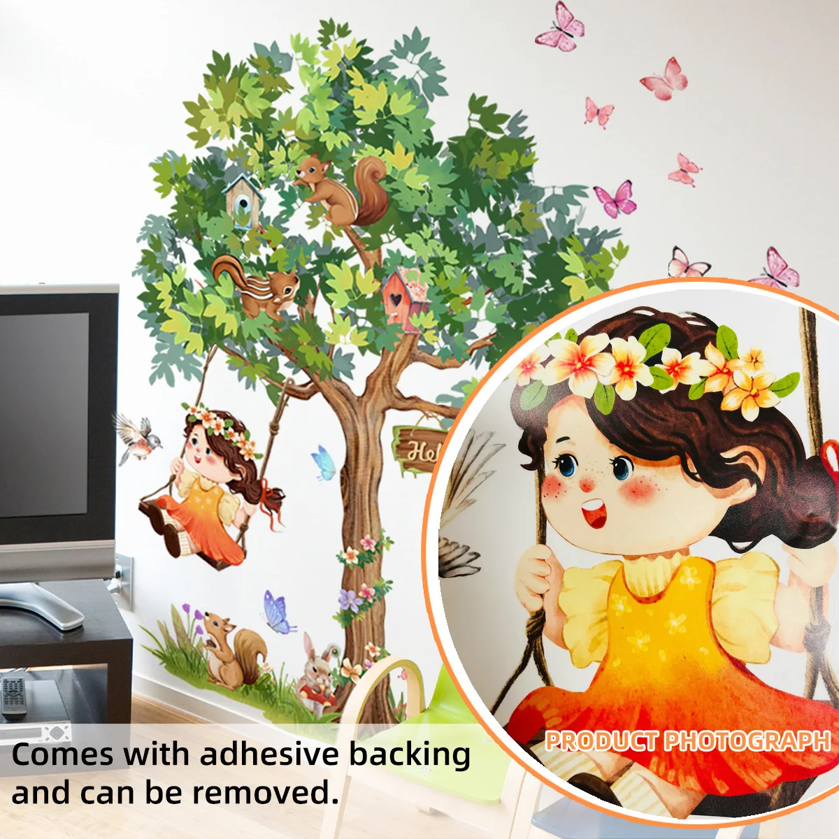 Autocollant Mural pour Bébé Fi - Baby Nursery Tree avis et prix