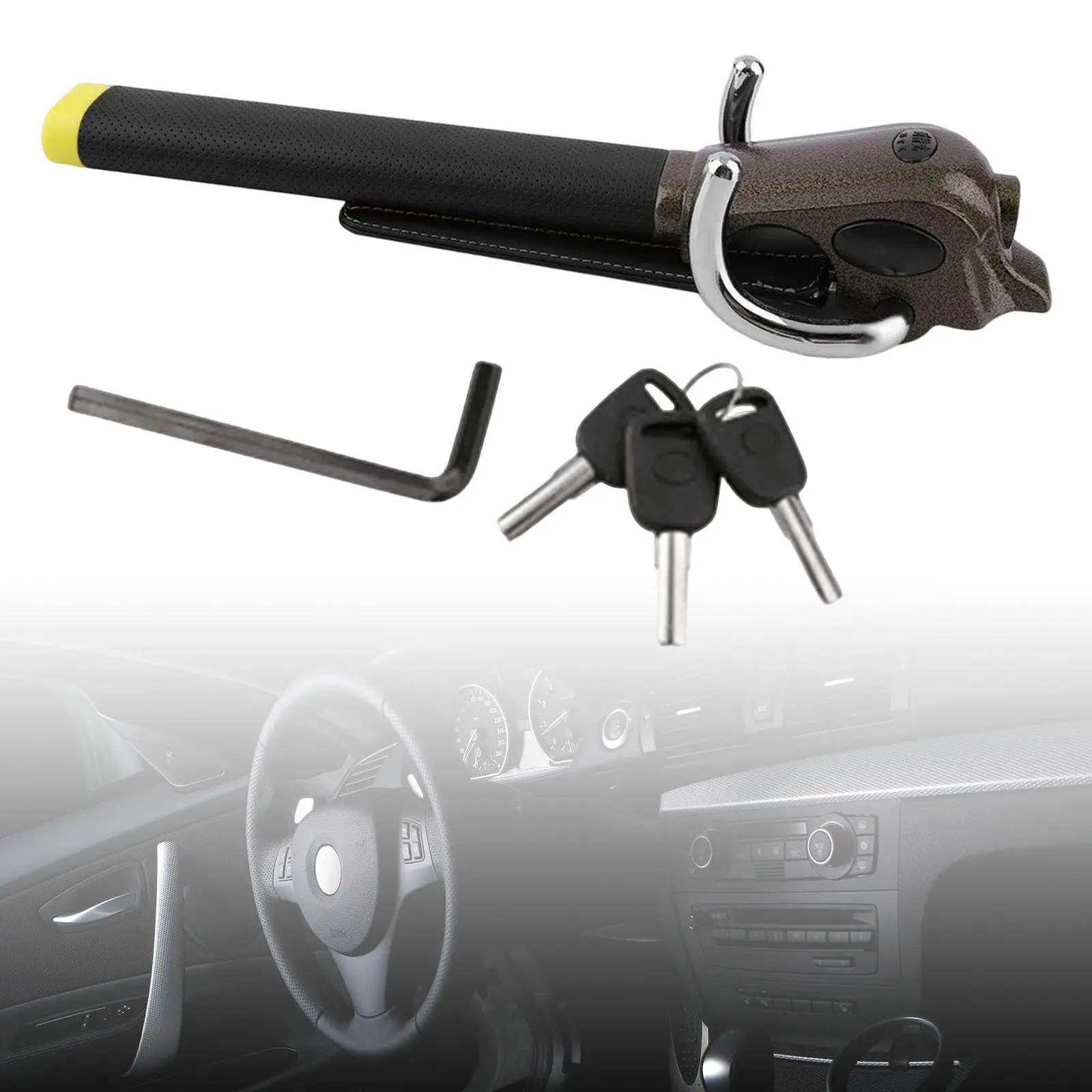 Steering Wheel Lock with Vehicles Lock Accessories for Van Truck