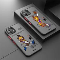 Trend Basketball SNEAKERS Black Edge Shell Phone Case for Xiaomi Poco X5 Pro F3 X4 Pro 5G X3 Pro X3 NFC C51 M5s C40 C50 C51