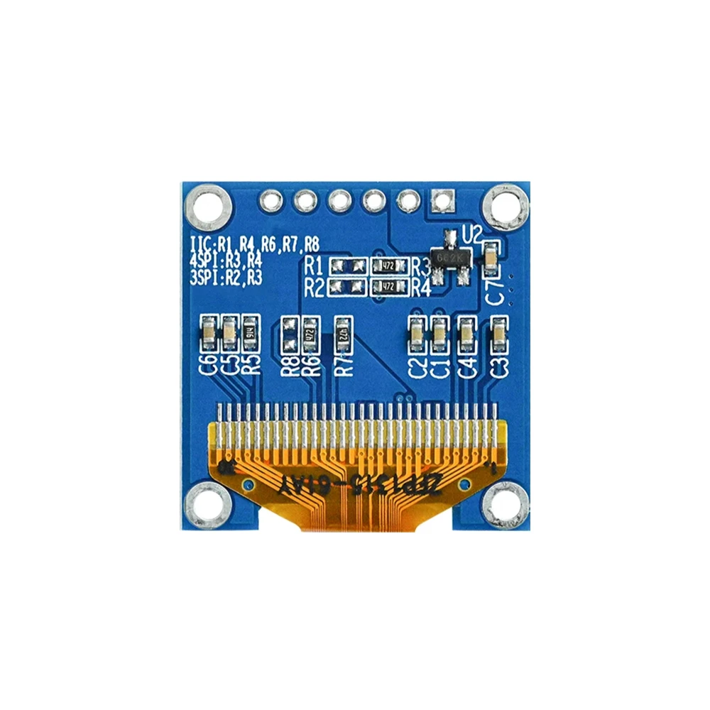 5pcs 0,96 Polegadas Módulos OLED Display 128X64 IIC SPI 6 Pinos Tela Serial LCD SSD1315 Compatível Com SSD1306 Branco Azul Amarelo