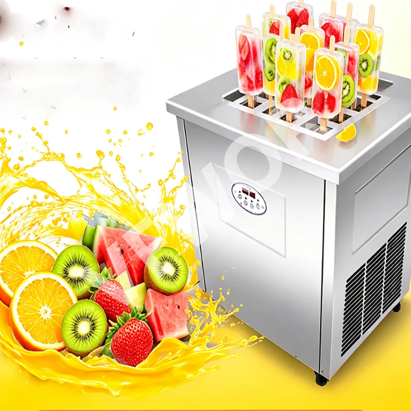 Stainless Steel Ice Lolly Freezer Machine Make Yogurt Fruit Popsicle Milk Ice Cream Stick