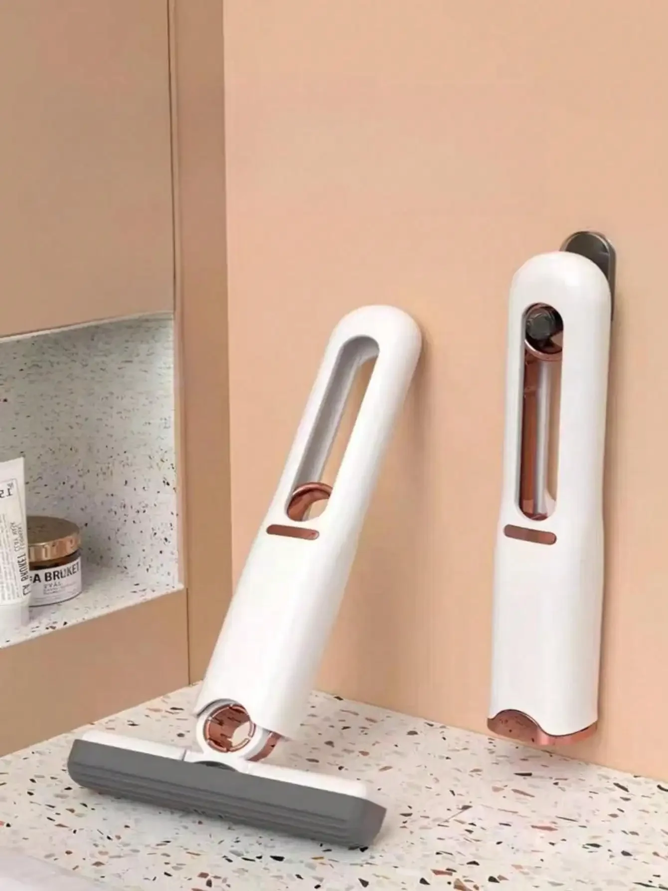 휴대용 미니 걸레 다기능 접이식 손 세척 스폰지, 흡수성 주방 가사, 창 청소 브러시