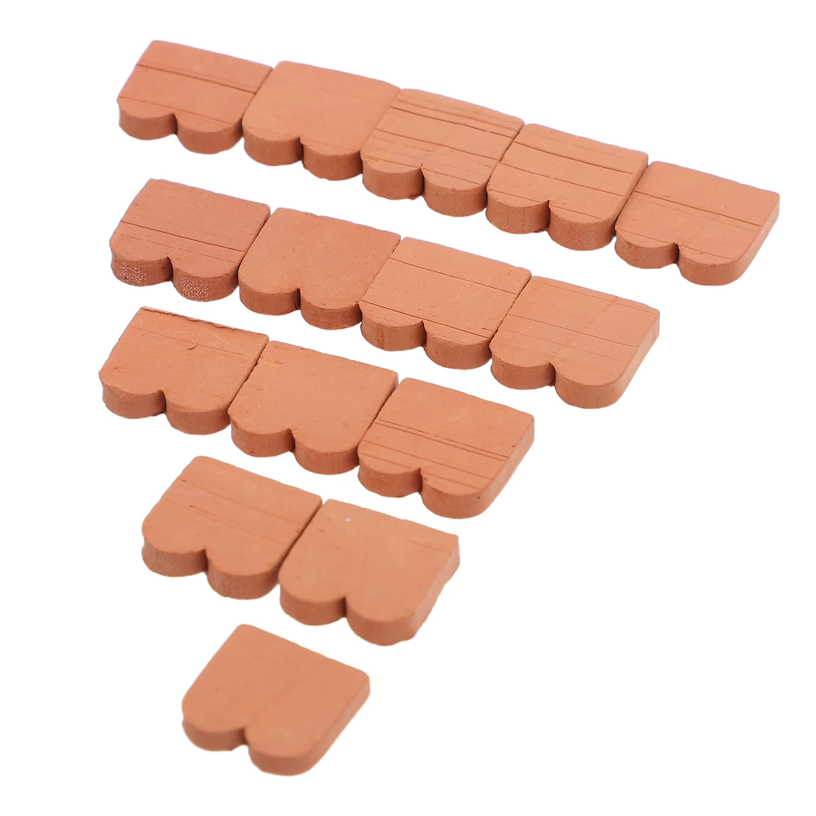 

40 Pcs Dollhouse Tiles Construction Miniatures Decor Fake Brick Building Supplies Simulation Bricks Soil