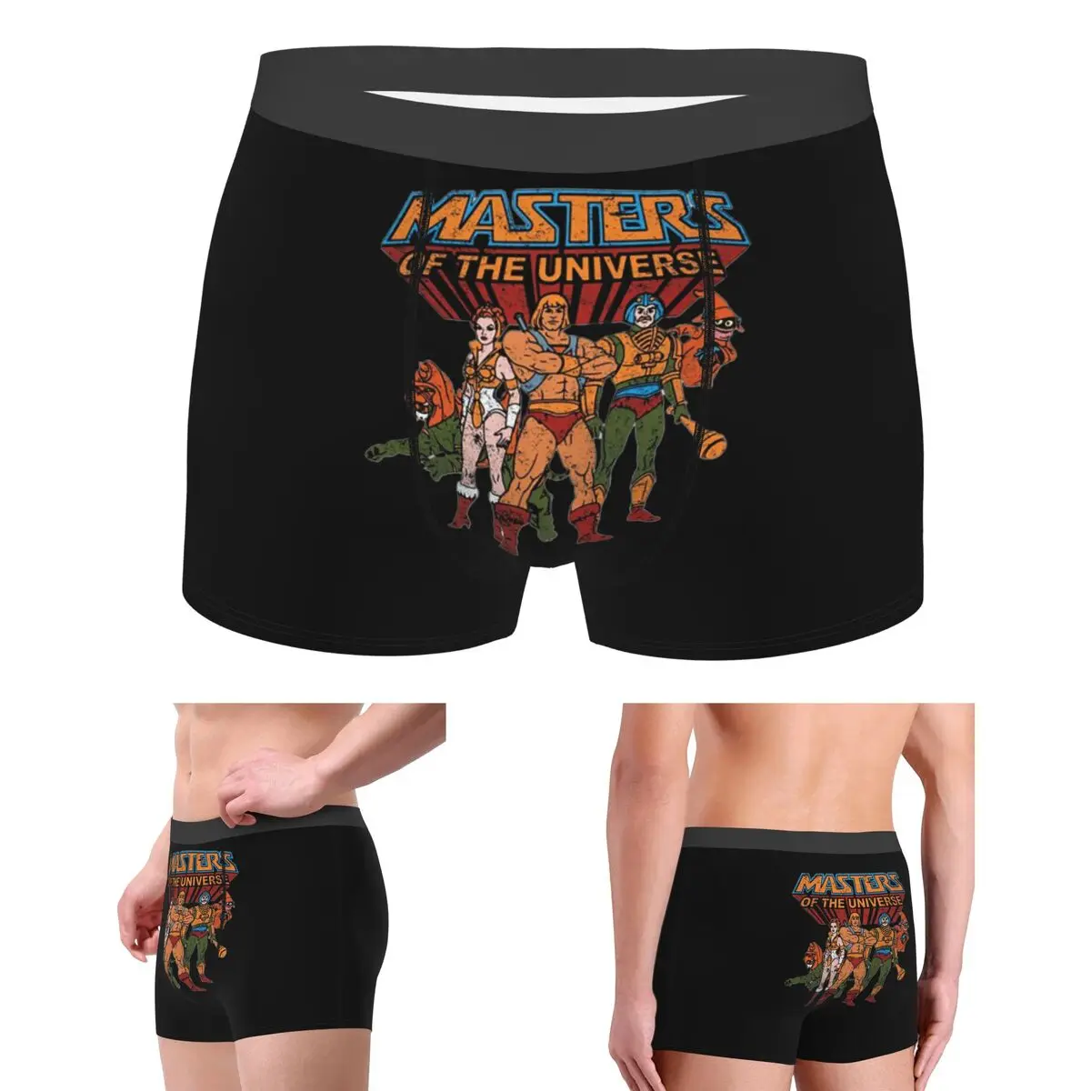 

Трусы-боксеры, шорты Skeletor, популярные трусы He-Man Masters Of The Universe, мужские вентилируемые трусы для Homme, мужской подарок бойфренду