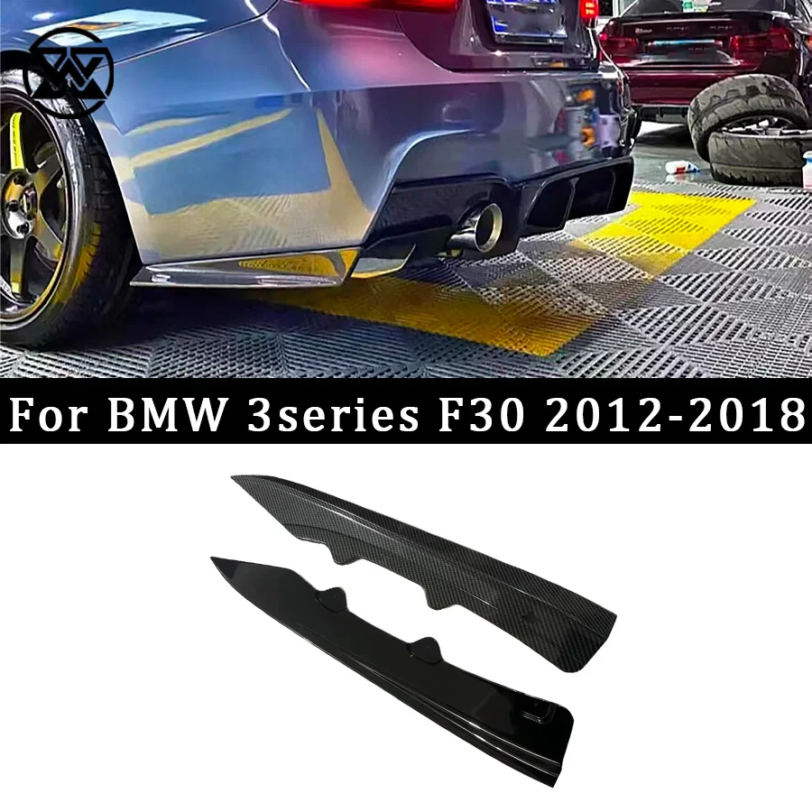 

Авто задние сплиттеры из углеродного волокна, бампер для губ, фартуки в стиле PSM, боковое расширение для BMW F30 F35 2013-2018 M-Tech, комплекты кузова