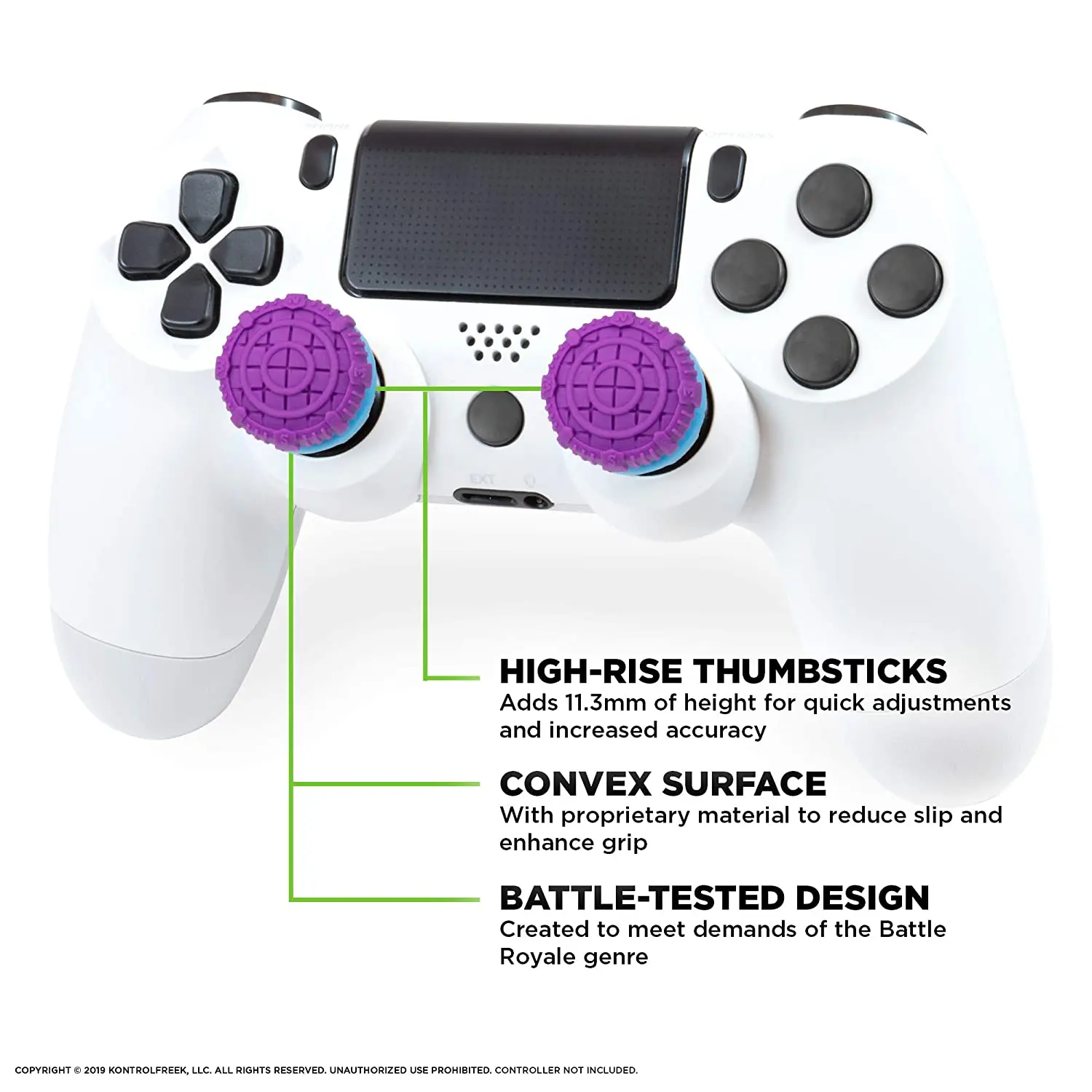 2pcs Thumbstick Cover Game Controller Accessories,1 pair Thumb Stick Grip Caps Thumb Button Cap,for PS4 Controller Parts Accesso