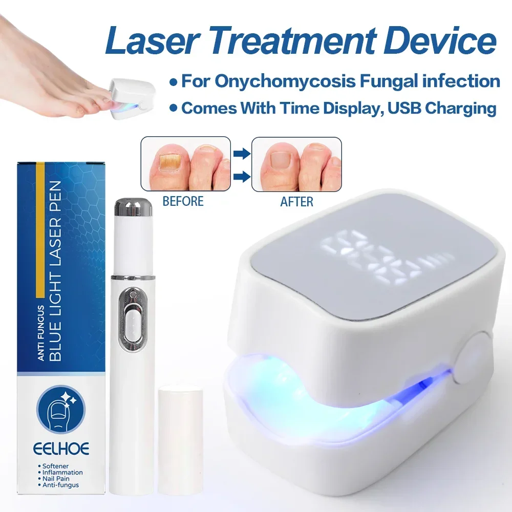 

Portable Auxiliary Tool with Digital Display UV Nail Fungus Lamp UV Onychomycosis Phototherapy Lamp