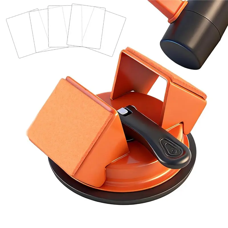 A7THK-Floor Gaps Repair Tool 45° Striking Heavy Duty Floor Gaps Fixer Tool Iron Construction& Enhanced Suction Cup Design