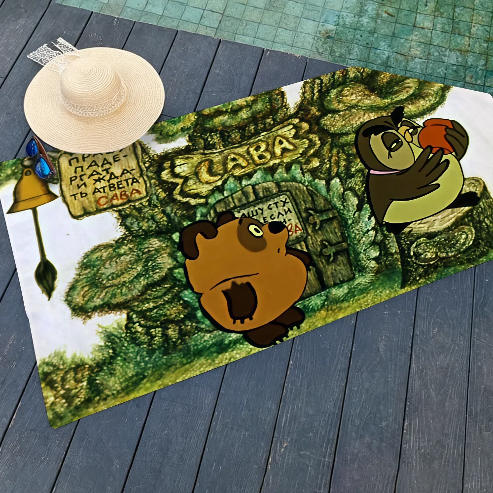 Leuke Vinni-Pukh-handdoek Stra - Travel Yoga Accessories recensie en prijs