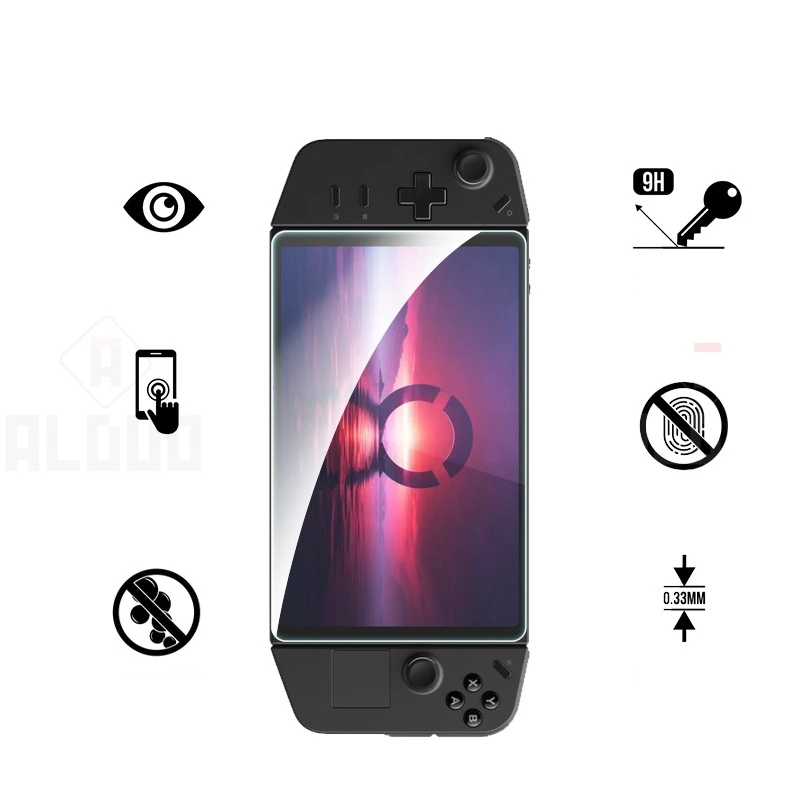 2 قطعة الزجاج المقسى لينوفو الفيلق الذهاب وحدات التحكم واقي للشاشة ل Legion GO المضادة للخدش HD طبقة رقيقة واقية الملحقات
