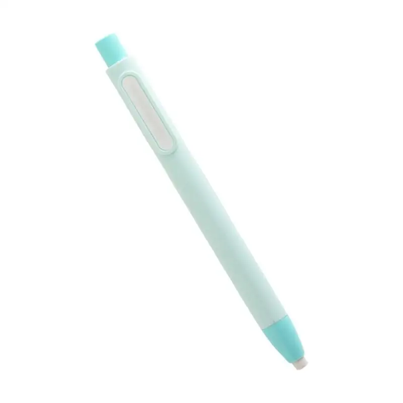 Y1UB Pen Retractable Eraser Easy Erasing Rubber Pencil Eraser OR Eraser Refills for Kid Student Adult Writing Drawing