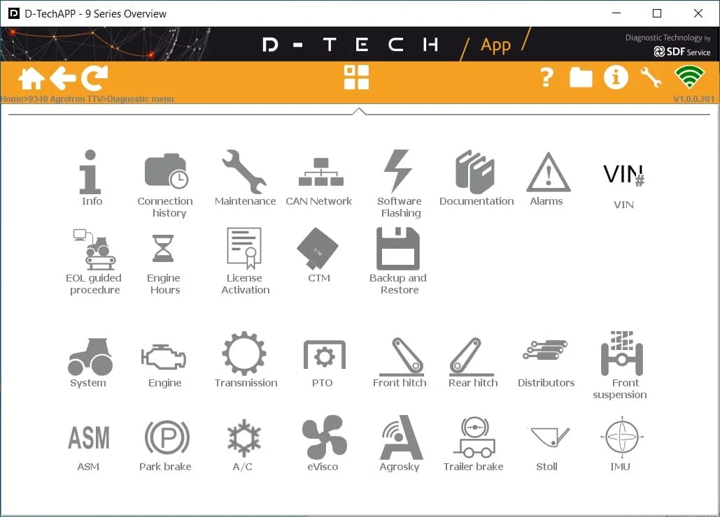 AutoCD SDF D-Tech 1.0 Diagnostics Software+USB Dongle