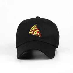 New Pizza Embroidery Baseball Cap Trucker For Women Men Unisex Adjustable Size Dad  Hat