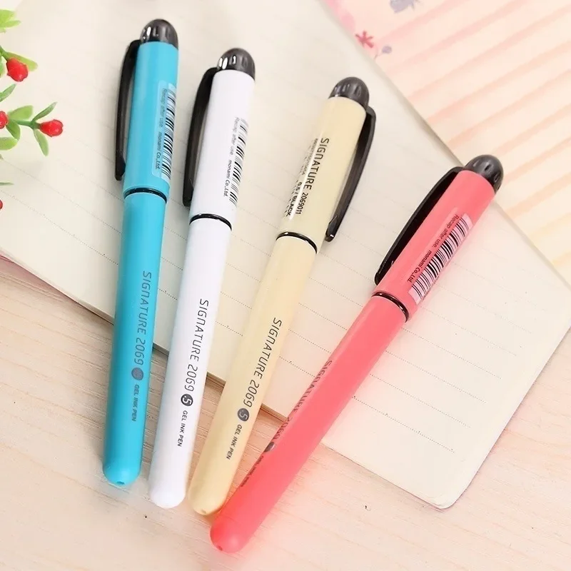 

5 шт./компл., гелевая ручка ярких цветов, подарочные канцелярские принадлежности, студенческий приз, школьные канцелярские товары, гелевые ручки Kawaii