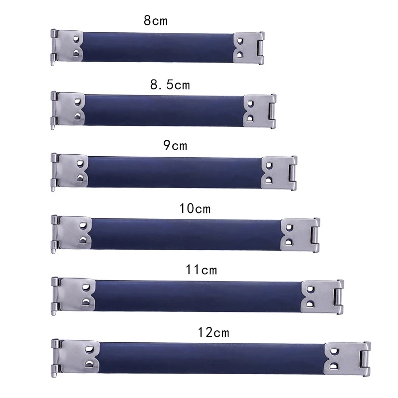 10Pcs/set DIY Metal Internal Flex Frames Clasp Lock Bag Purse Handbag Handle Replace Hinges Spring Clip  Sewing Accessories