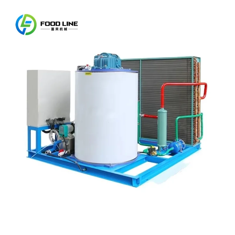 Customized heavy duty industrial flake ice machine for concrete cooling construction and infrastructure engineering projects
