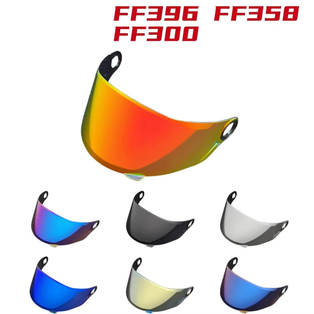 FF358 High Definition Lens Suitable for LS2 FF396, FF358 FF300 Helmet Day and Night General Electroplated Mirror