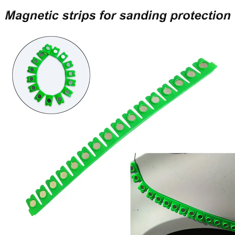 Magnetic Strips for Sheet Metal Painting & Grinding Protection - PVC Material, No Chemicals, Ideal for Car Bodywork