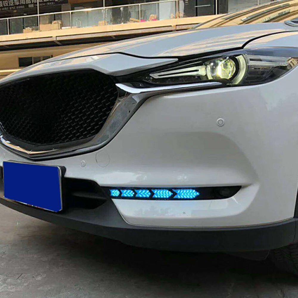 2個led日中走行用ライトマツダcx-5 cx5 cx 5 2017 2018 2019 2020 2021