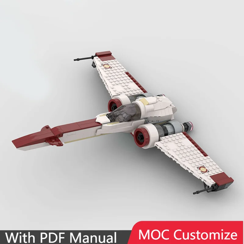 

Горячая 345 шт. MOC космический корабль самолет истребитель модель здания на заказ головоломка технология творческая сборка продвинутые рождественские подарки