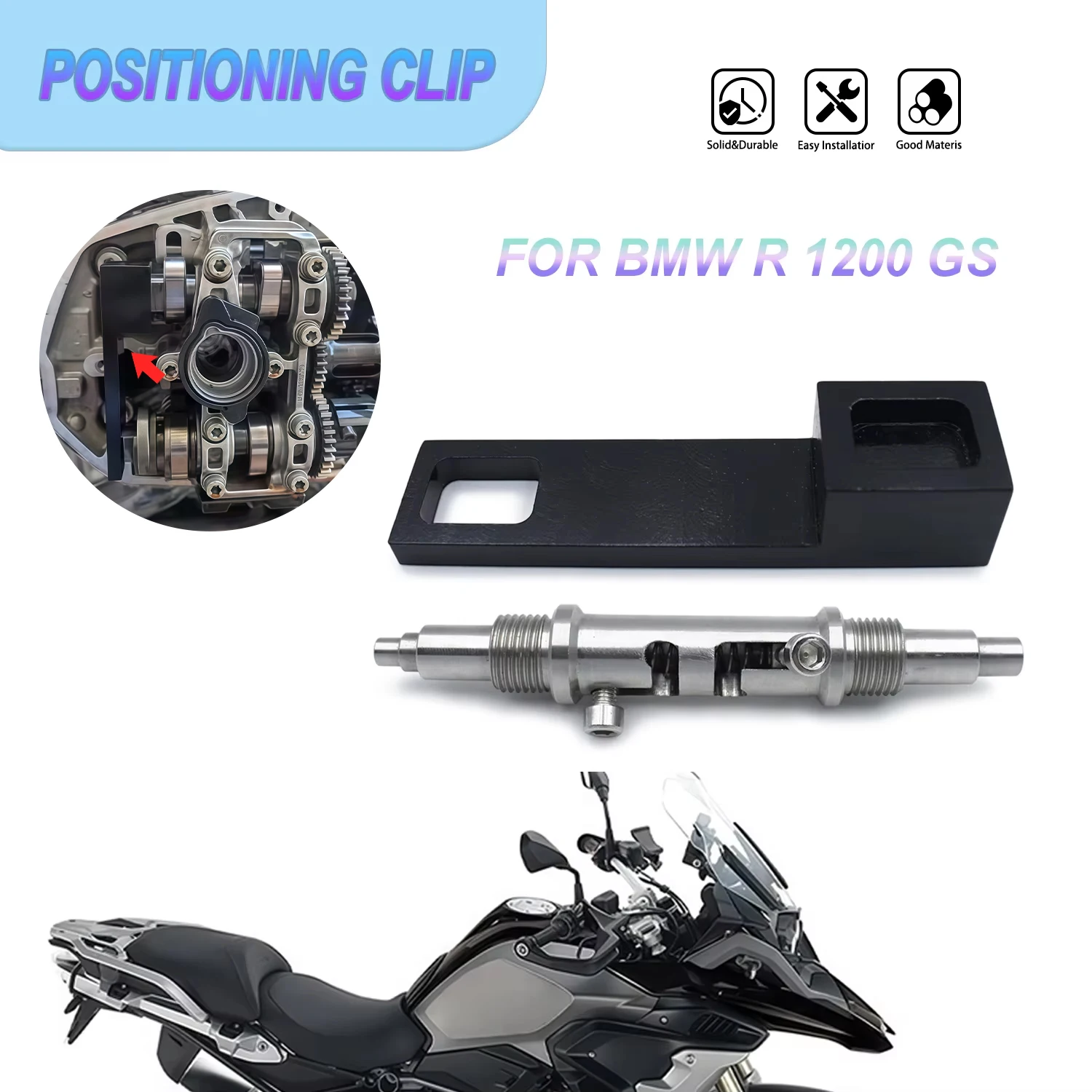 Motorcycle Alignment Jig TDC/BDC Pin Modification Engine Tool For BMW R1200GS R1250GS R1200RT Stable Performance Repair Part