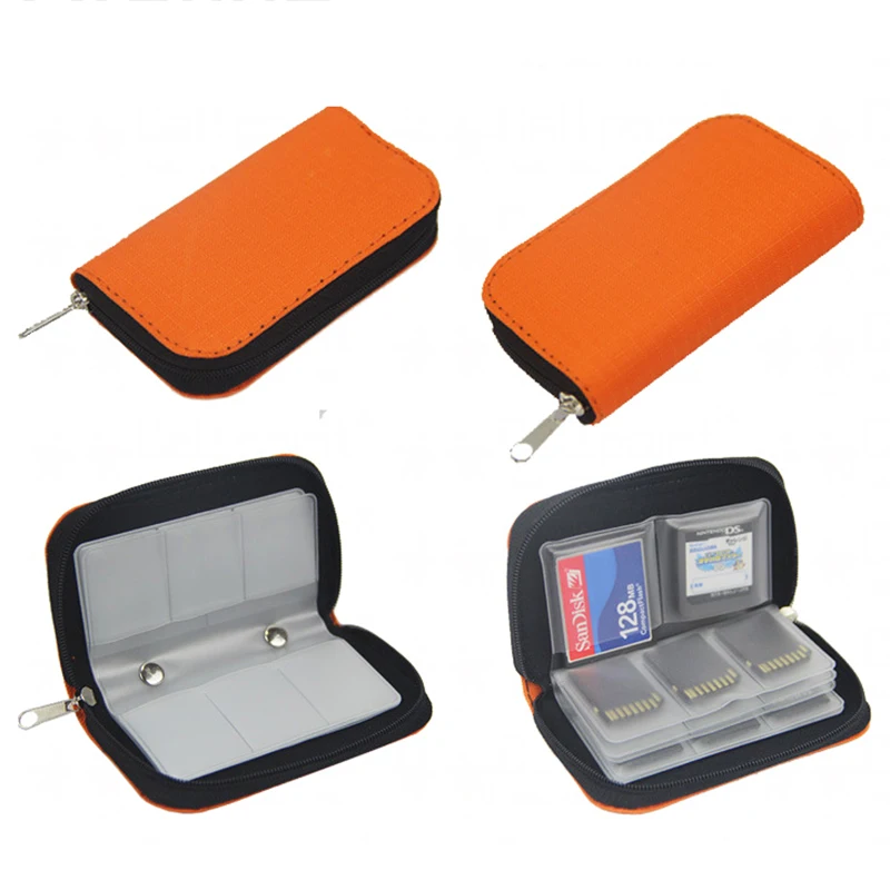 Memory Card Storage Bag Carrying Case Holder Wallet 22 Slot For CF/SD/Micro SD/SDHC/MS/DS Game Accessory Memory Card Collect Bag view 5